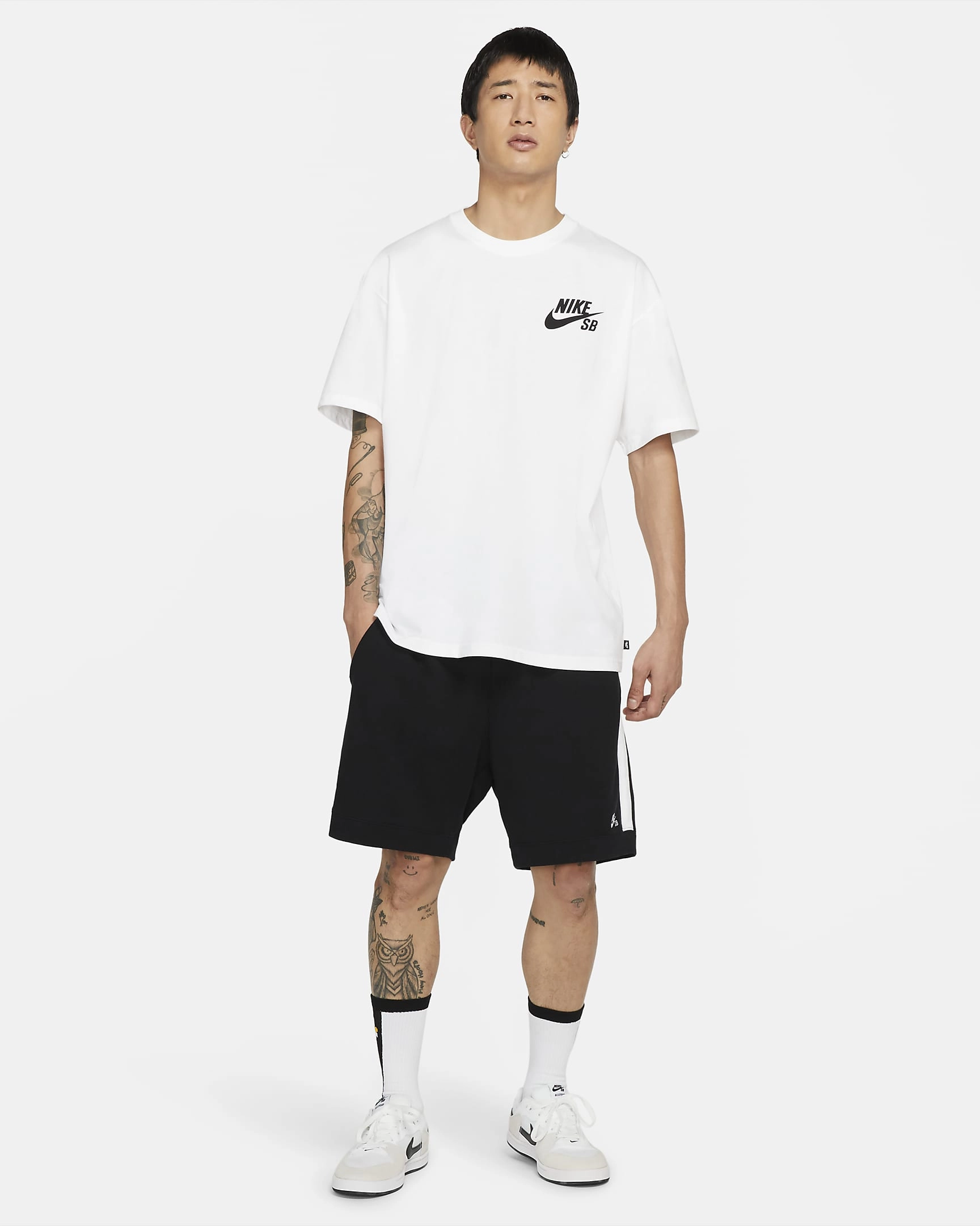 Nike SB Logo Koszulka Skate Mistrzowski Styl Z Twarzą! Idealna Na Deskę i Miasto.